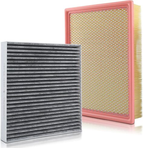 MOTOALL Engine Air Filter & Cabin Air Filter Combo Set Replaces# 15908916 Fit for Chevrolet Silverado 1500 2500 HD 3500 HD Suburban, for GMC Yukon XL, Replacement in Saudi Arabia