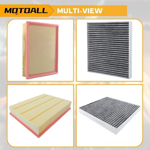 MOTOALL Engine Air Filter & Cabin Air Filter Combo Set Replaces# 15908916 Fit for Chevrolet Silverado 1500 2500 HD 3500 HD Suburban, for GMC Yukon XL, Replacement in Saudi Arabia