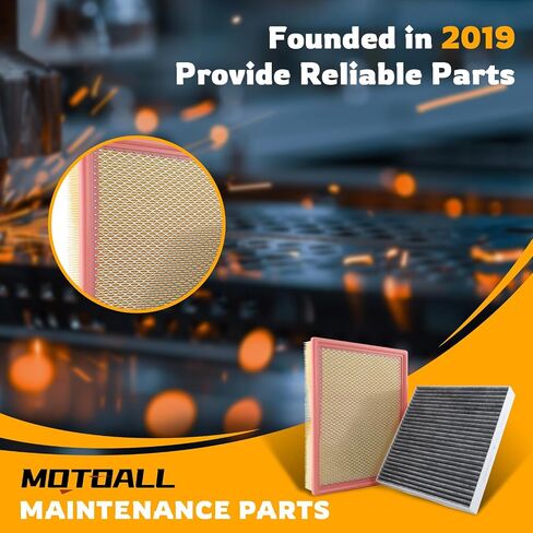 MOTOALL Engine Air Filter & Cabin Air Filter Combo Set Replaces# 15908916 Fit for Chevrolet Silverado 1500 2500 HD 3500 HD Suburban, for GMC Yukon XL, Replacement in Saudi Arabia