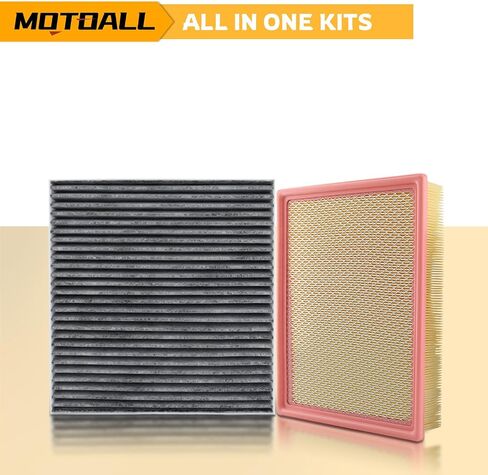 MOTOALL Engine Air Filter & Cabin Air Filter Combo Set Replaces# 15908916 Fit for Chevrolet Silverado 1500 2500 HD 3500 HD Suburban, for GMC Yukon XL, Replacement in Saudi Arabia