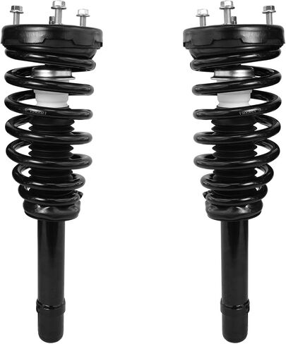 Detroit Axle - 16pc Front End Suspension Kit for 06-10 Hyundai Sonata, Control Arms Tie Rods Boots Sway Bars Struts & Coil Spring Lower Ball Joints 2006 2007 2008 2009 2010 Replacement Struts Shocks in Saudi Arabia