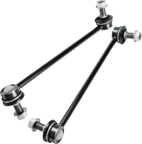 Detroit Axle - Front End 14pc Suspension Kit for 2001-2006 Hyundai Santa Fe 2002 2003 2004 2005, 2 Struts 2 Shock Absorbers 2 Lower Control Arms w/Ball Joint 4 Tie Rods 2 Sway Bars 2 Boots Replacement in Saudi Arabia