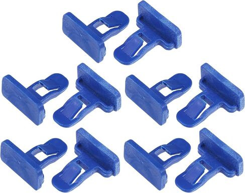 10 PCS Car Fender Flare Clip Clip متوافق مع Toyota Avalon 2013-2021 ، قفل النايلون الأزرق الأزرق. in Kuwait