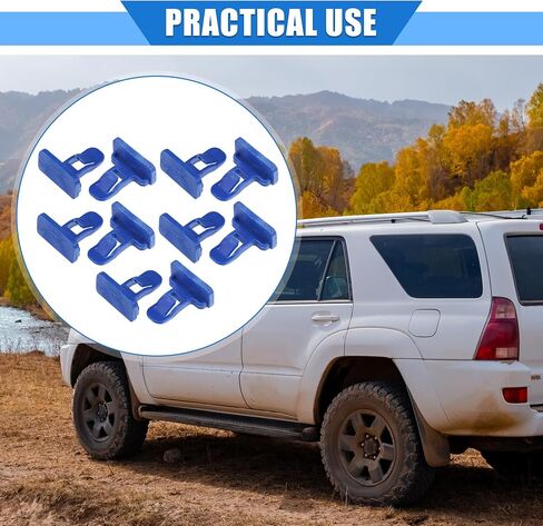 10 PCS Car Fender Flare Clip Clip متوافق مع Toyota Avalon 2013-2021 ، قفل النايلون الأزرق الأزرق. in Kuwait