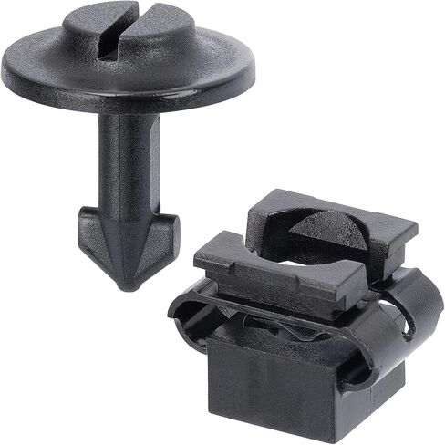 OAUTOO 10sets Upper & Lower Engine Cover Locking Pin with Grommet Kit 4A0-805-121-A, 4A0-805-163 for VW Passat Fits Audi 100 90 A4 A6 A8 allroad RS4 RS5 S4 S6 S8 1992-2015 in Saudi Arabia