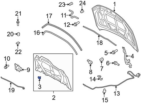 Rexka 30pcs 7mm Hole Fender Liner Splash Shield Hood Consulation Clips W708633-S300 for Ford F150 Bronco Escape Fusio Flex MKC MKT W708633S300 in Saudi Arabia