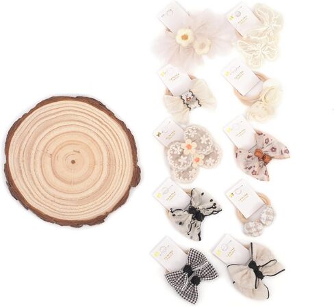 30pcs 1.2 Inches Baby Hair Ties with Bows Elastics Ponytail Holders Baby Bows Tiny Rubber Ribbon Hair Bands For Baby Girls Infants Hair Accessories in Saudi Arabia