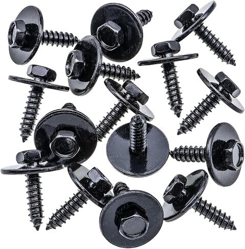 Rexka 15pcs M4.8 Fender Liner Bumper Cover Hex Head Screw for BMW 07147129161 E46 E90 E39 E60 E91 E92 E93 E63 E64 E38 X1 X3 X5 in Saudi Arabia