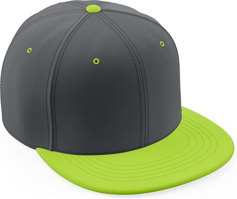 Daxton Classic Blank Snapback Flat Bill Visor Hat Cap One Size Adjustable Back in Saudi Arabia