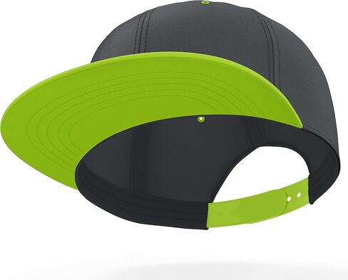Daxton Classic Blank Snapback Flat Bill Visor Hat Cap One Size Adjustable Back in Saudi Arabia