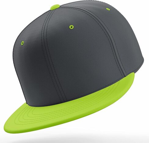 Daxton Classic Blank Snapback Flat Bill Visor Hat Cap One Size Adjustable Back in Saudi Arabia
