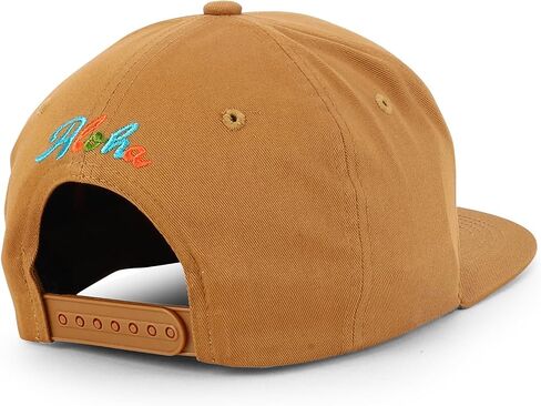 Trendy Apparel Shop Hibiscus Hawaiian Tropical Floral Aloha Embroidered Snapback Cap in Saudi Arabia