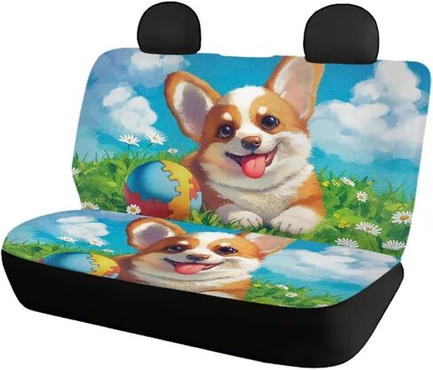Car Seat Covers Full Set Highland Cow Print Easy to Install Cover Set Car Seat Protectors Automotive Interior Cover for Car Truck Van SUV in Kuwait