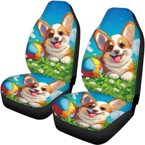 Car Seat Covers Full Set Highland Cow Print Easy to Install Cover Set Car Seat Protectors Automotive Interior Cover for Car Truck Van SUV in Kuwait