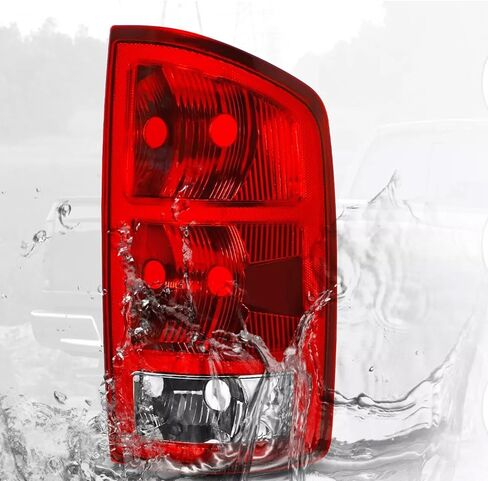 For 2002 2003 2004 2005 2006 Dodge Ram Tail Lights w/Bulbs Halogen Assembly for 02-06 Ram 1500, 03-06 Ram 2500 3500 Taillights Rear Brake Rear Lamps, Driver + Passenger Side CH2801165 CH2800165 in Saudi Arabia