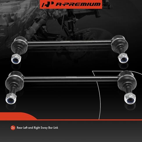 A-Premium 2 x Rear Sway Bar Links Stabilizer Bar Links, Compatible with Nissan Titan 2017-2024, Titan XD 2016-2024 in Saudi Arabia