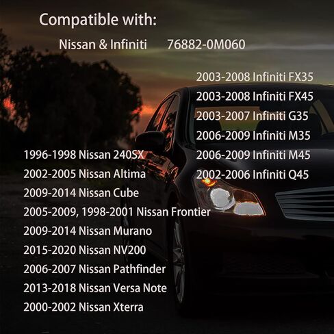 OAUTOO 15PCS Black Nylon Grille Assembly Clip for Nissan & Infiniti 76882-0M060 240SX Altima Cube Frontier Murano NV Pathfinder Xterra FX35 FX45 G35 M35 M45 Q45 in Saudi Arabia
