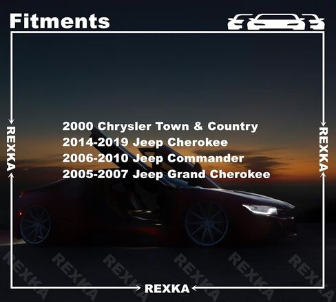 Rexka 30pcs Bumper Cover Retainer Clips Fasteners 4857108 for Jeep Cherokee Commander Grand Cherokee in Saudi Arabia