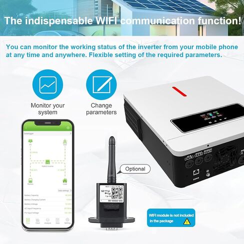 y & h 6.2kw hybrid hybrid inverter 48v AC220V on/Off-Grid Solar Heldter المدمج في MPPT 120A الشاحن الشمسي ، اثنين in Kuwait