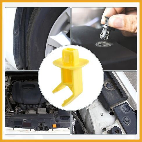 Hood Prop Rod Clip Retainer Fit for Ford Focus Escape - حزمة من استبدال أصفر واحد in Saudi Arabia