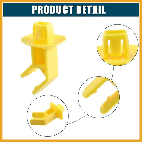 Hood Prop Rod Clip Retainer Fit for Ford Focus Escape - حزمة من استبدال أصفر واحد in Saudi Arabia