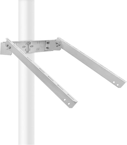Newpowa Universal Solar Panel Heavy Duty Double Arm Pole Wall Mount for 40W-100W Slim Single Module at an tilt Angle from 0-90° in Kuwait