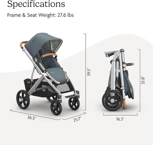 uppababy vista v3 stroller + bassinet v3- نظام عربة أحادية إلى مزدوجة قابلة للتحويل- السحلي ، مقعد طفل صغير ، درع الأخطاء ، درع المطر- Gwen (Green Mélange/Carbon Leather) in Saudi Arabia