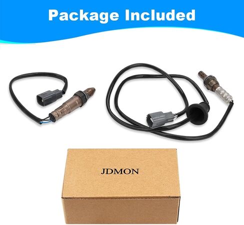 JDMON 2PCS Oxygen O2 Sensor Upstream Downstream Replacement for 2014-2019 Toyota Corolla L4 1.8L Compatible with 234-4921, 2344921, 234-9140, 2349140 in Saudi Arabia