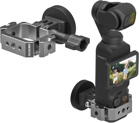 قفص سبيكة الألومنيوم لـ Osmo Pocket 3 ، متوافق مع الجيب 3 مع مقبض البطارية ومقبض 1/4 " in Kuwait