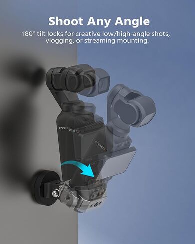 قفص سبيكة الألومنيوم لـ Osmo Pocket 3 ، متوافق مع الجيب 3 مع مقبض البطارية ومقبض 1/4 " in Kuwait