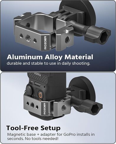 قفص سبيكة الألومنيوم لـ Osmo Pocket 3 ، متوافق مع الجيب 3 مع مقبض البطارية ومقبض 1/4 " in Kuwait