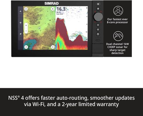 Simrad NSS 4 Chartplotter و Fishfinder مع شاشة Solarmax HD in Kuwait