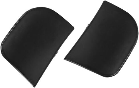 1 Pair Front Bumper Tow Hook Cover Cap for Toyota Prius 2012-2015 | Durable and Sturdy | 52127-47903, 52128-47903 | Tow Hook Eye Hole Cover Cap - Black in Saudi Arabia