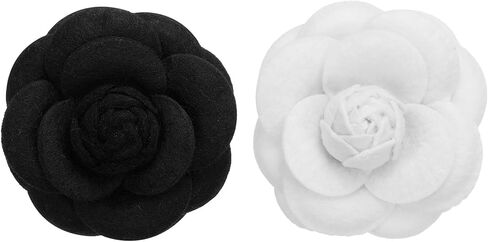 Patikil Camellia Fabric Pin ، Flower Brooch Flower Flowers Flower Brouches for Women Girls Cloth Party Party Associory Jewelry Jewelry in Saudi Arabia
