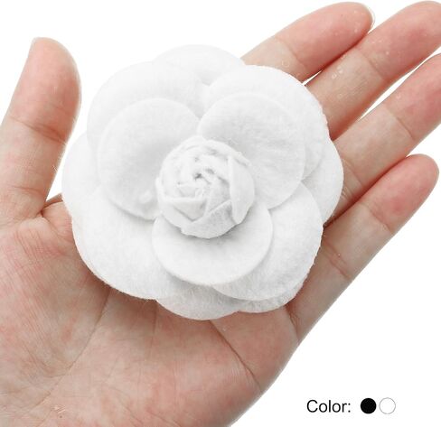 Patikil Camellia Fabric Pin ، Flower Brooch Flower Flowers Flower Brouches for Women Girls Cloth Party Party Associory Jewelry Jewelry in Saudi Arabia
