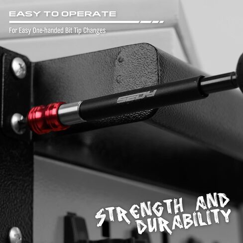 12" Magnetic Screwdriver Bit Holder Set, 1/4 Inch Hex Shank Quick Release Extension Adapter, Super Straight Durable CR-V Steel, Universal Fit for Impact Driver Bits in Kuwait