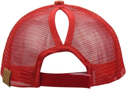 Womens Summer Glitter Messy Bun Mesh High Ponytail Baseball Tennis Sun Hat Cap in Saudi Arabia