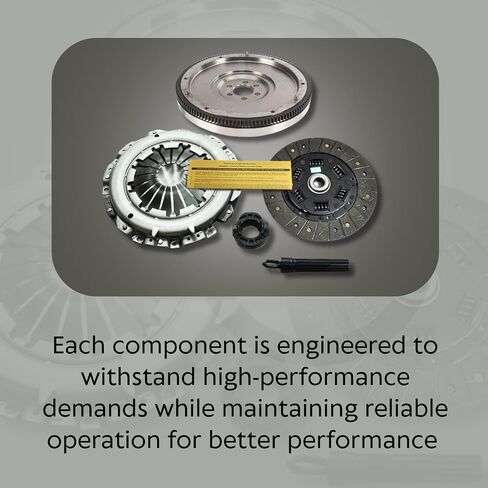 EFT HD Clutch Kit With Flywheel For 1998-2006 Volkswagen Beetle, Golf, and Jetta GL and GLS 2.0L Engine MK4 AEG SOHC - Enhanced Performance and Durability - Comes with 12 Month Brand Warranty in Saudi Arabia