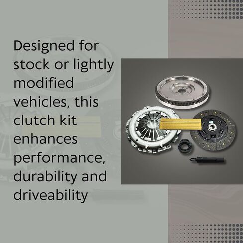 EFT HD Clutch Kit With Flywheel For 1998-2006 Volkswagen Beetle, Golf, and Jetta GL and GLS 2.0L Engine MK4 AEG SOHC - Enhanced Performance and Durability - Comes with 12 Month Brand Warranty in Saudi Arabia