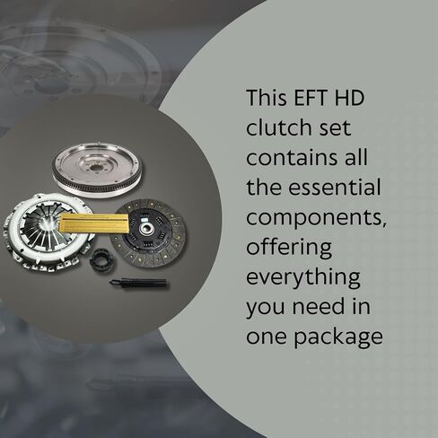 EFT HD Clutch Kit With Flywheel For 1998-2006 Volkswagen Beetle, Golf, and Jetta GL and GLS 2.0L Engine MK4 AEG SOHC - Enhanced Performance and Durability - Comes with 12 Month Brand Warranty in Saudi Arabia