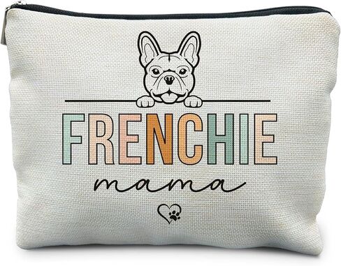هدايا البلدغ الفرنسية: Frenchie Mom & Lover Gifts - Bag Bag Cosmetic Pouch in Kuwait