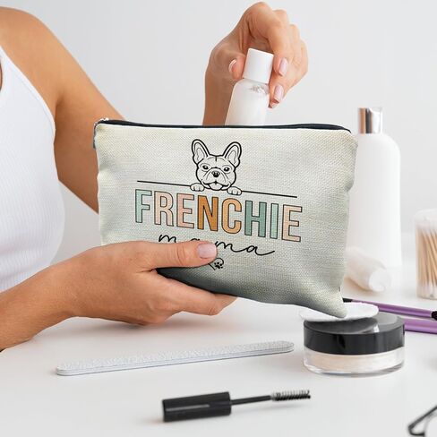 هدايا البلدغ الفرنسية: Frenchie Mom & Lover Gifts - Bag Bag Cosmetic Pouch in Kuwait