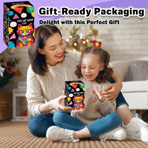 Funzbo 4.3in paint your your cat lamp kit - ats and crafts stupies chinten kits for bevid in Kuwait