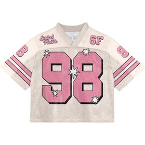 Verdusa Men's Summer Jersey Shirts Number Graphic Tees Half Sleeve Going Out Tops in Kuwait