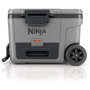 Ninja FrostVault 45qt Wheeled Cooler with Dry Zone, Integrated Fridge-Temp Dry Storage Drawer, Premium Heavy-Duty Insulated Cooler, Keeps Ice for Days, Lakeshore Blue, FB245BL in Kuwait