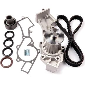 3.3L Timing Belt Kit w/Water Pump Fit for Nissan for Frontier 1999-2004 for Xterra 2000-2003 for Xterra 3.3L 2000-2003 for Infiniti for QX4 3.3L 1997-2000 Replace Timing Belt OEM - TS26249 in Saudi Arabia