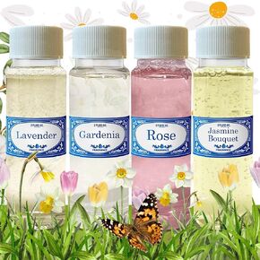Generic 4 Pack - Gardenia, Rose, Lavender, Jasmine Bouquet Concentrated Scented Oil 2.0 fl oz in Kuwait