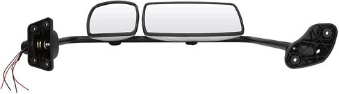 Chrome Door Mirror Assembly for Freightliner M2, Driver/Left Side Chrome Door Mirror with Arm Fit for Freightliner M2 2004-2016 Truck in Saudi Arabia