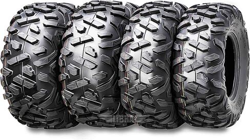 مجموعة Wanda من 4 All Terrain UTV ATV Tires 25x8-12 و 25x11-10 لـ 00-01 Polaris Xpedition 425 P3501 in Saudi Arabia