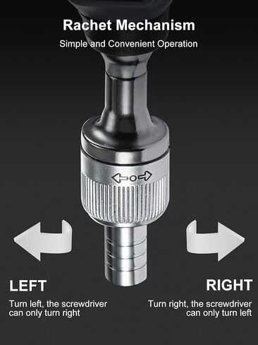 GROWNEER Digital Torque Screwdriver, 2.66-53.1 In-lbs/0.3-6 Nm, 1/4'' Drive Inch Pound Torque Screwdriver Electrician with Buzzer & LED Indicator, 27 In 1 Screwdriver Torque Wrench Set in Kuwait